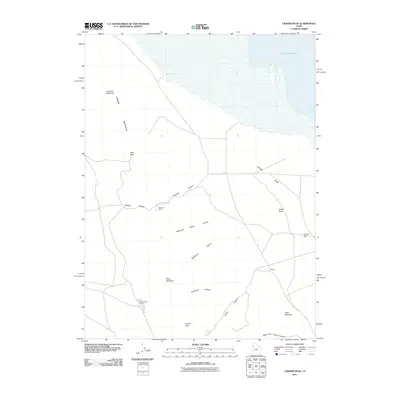 2011 Map of Craner Peak, 2011 Print
