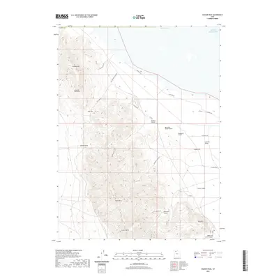 2020 Map of Craner Peak, 2020 Print