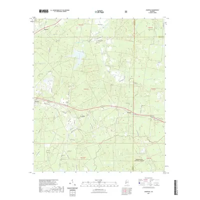 2021 Map of Cranfield, 2021 Print
