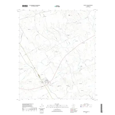 2019 Map of Cranfills Gap, 2019 Print