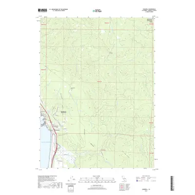 2018 Map of Crannell, 2018 Print