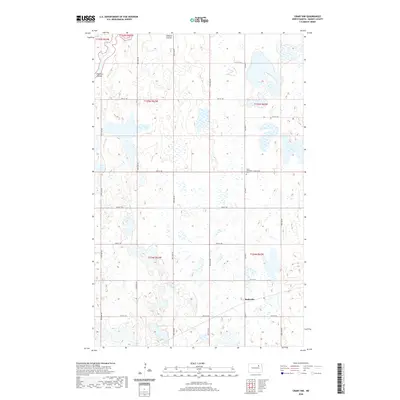 2020 Map of Crary NW, 2020 Print