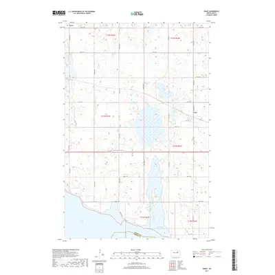 2017 Map of Crary, 2017 Print