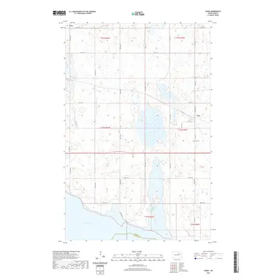 2020 Map of Crary, 2020 Print