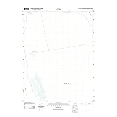 2010 Map of Crater Bench Reservoir, 2010 Print
