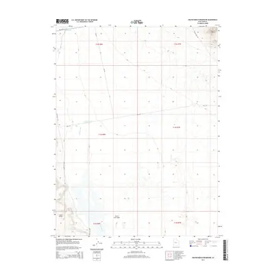 2014 Map of Crater Bench Reservoir, 2014 Print