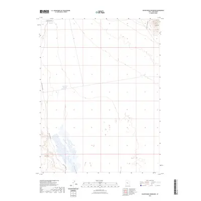 2023 Map of Crater Bench Reservoir, 2023 Print