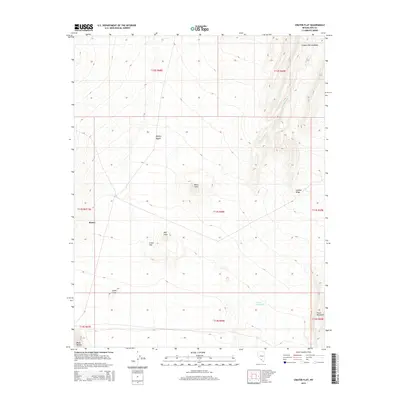 2015 Map of Crater Flat, 2015 Print