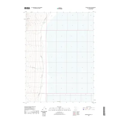 2020 Map of Crater Island SW, 2020 Print