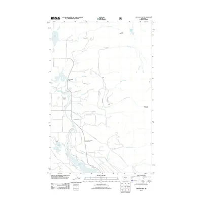 2011 Map of Crater Lake, 2011 Print