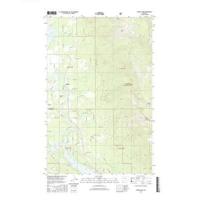 2017 Map of Crater Lake, 2017 Print