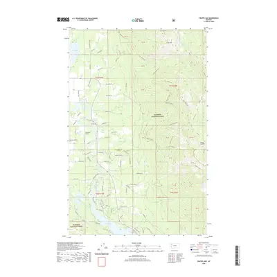 2020 Map of Crater Lake, 2020 Print