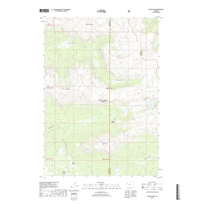 2017 Map of Crater Lake, 2017 Print