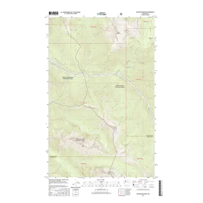 2017 Map of Crater Mountain, 2017 Print