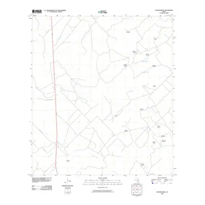 2010 Map of Crater Ridge, 2010 Print