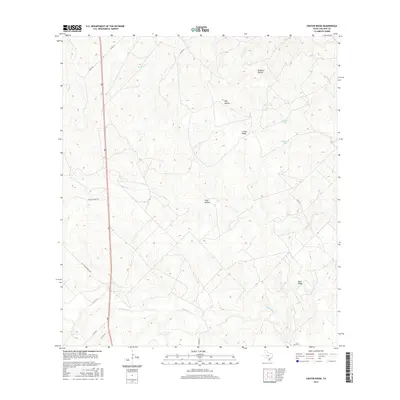 2016 Map of Crater Ridge, 2016 Print