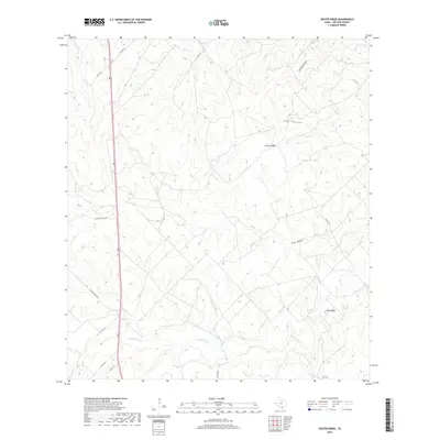 2019 Map of Crater Ridge, 2019 Print