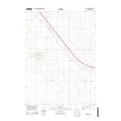 2013 Map of Crater Rings, 2013 Print