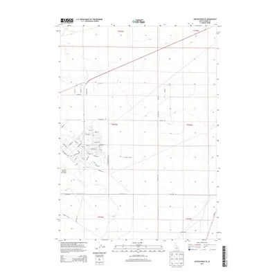 2013 Map of Crater Rings SE, 2013 Print