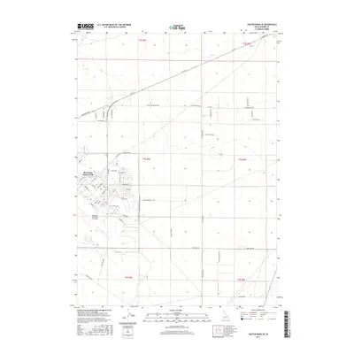 2017 Map of Crater Rings SE, 2017 Print