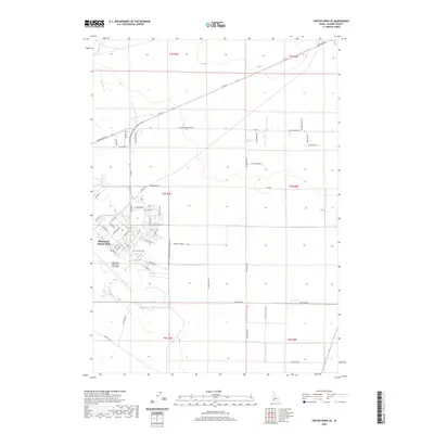 2020 Map of Crater Rings SE, 2020 Print