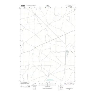 2010 Map of Crater Rings SW, 2010 Print