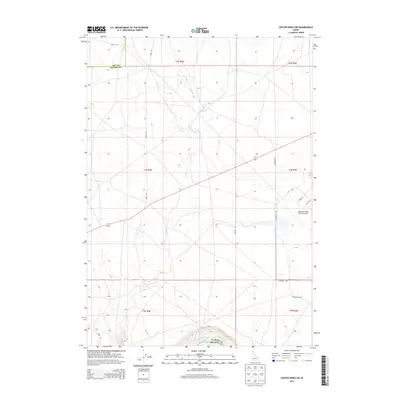 2013 Map of Crater Rings SW, 2013 Print