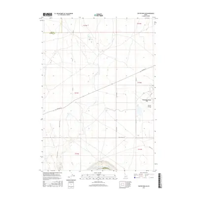 2017 Map of Crater Rings SW, 2017 Print
