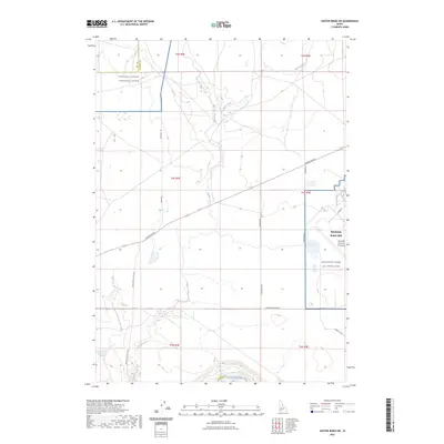 2023 Map of Crater Rings SW, 2023 Print