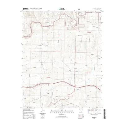 2014 Map of Cravens, 2014 Print