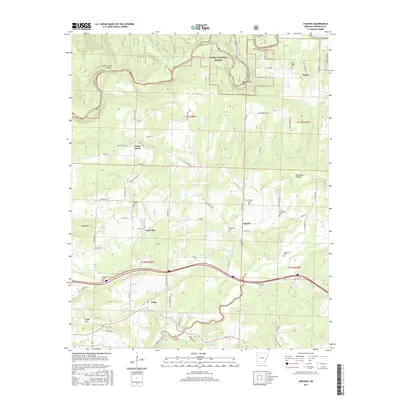 2017 Map of Cravens, 2017 Print