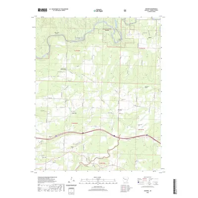 2020 Map of Cravens, 2020 Print