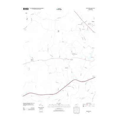 2013 Map of Cravens, 2013 Print