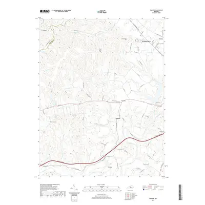 2019 Map of Cravens, 2019 Print
