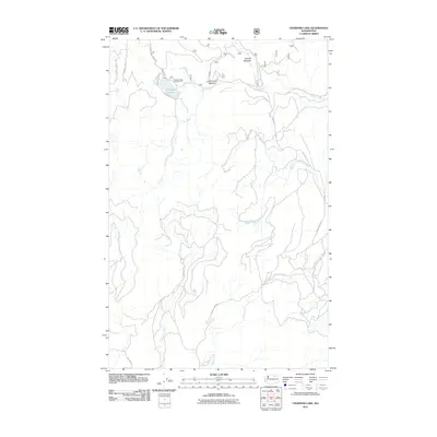 2011 Map of Crawfish Lake, 2011 Print