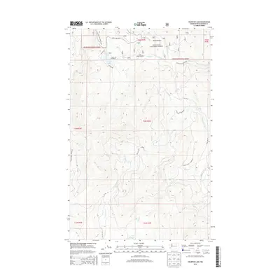 2014 Map of Crawfish Lake, 2014 Print
