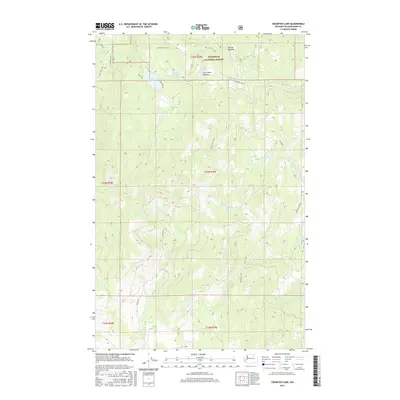2017 Map of Crawfish Lake, 2017 Print