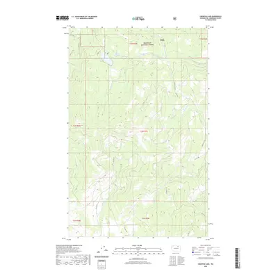 2020 Map of Crawfish Lake, 2020 Print