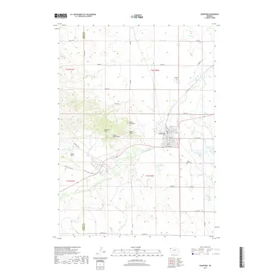 2017 Map of Crawford, 2017 Print
