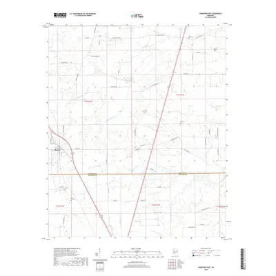 2018 Map of Crawford East, 2018 Print