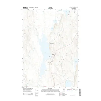 2014 Map of Crawford Lake, 2014 Print