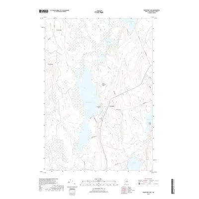 2018 Map of Crawford Lake, 2018 Print