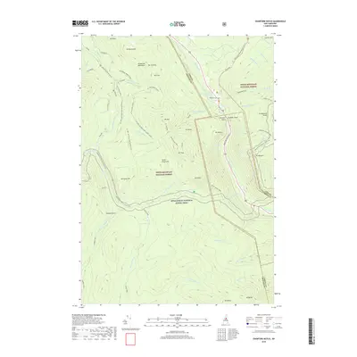 2018 Map of Crawford Notch, 2018 Print