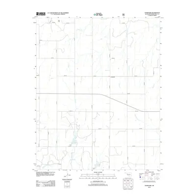 2012 Map of Crawford, 2012 Print
