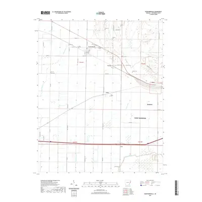2020 Map of Crawfordsville, 2020 Print