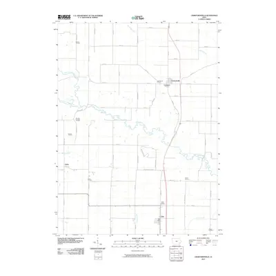 2010 Map of Crawfordsville, 2010 Print