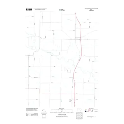 2013 Map of Crawfordsville, 2013 Print