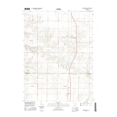 2015 Map of Crawfordsville, 2015 Print