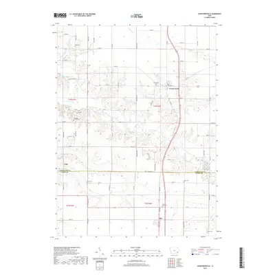 2018 Map of Crawfordsville, 2018 Print