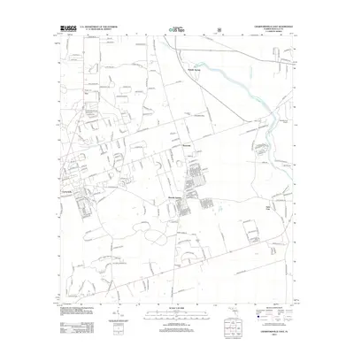 2012 Map of Crawfordville East, 2012 Print